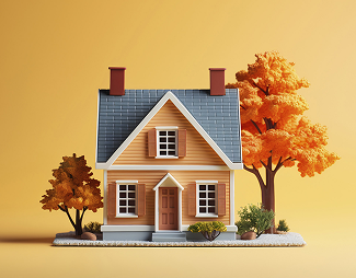 Maqueta ilustrativa de una vivienda